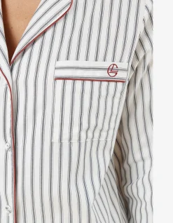 OCTAVIA COTTON STRIPED PJ SET
