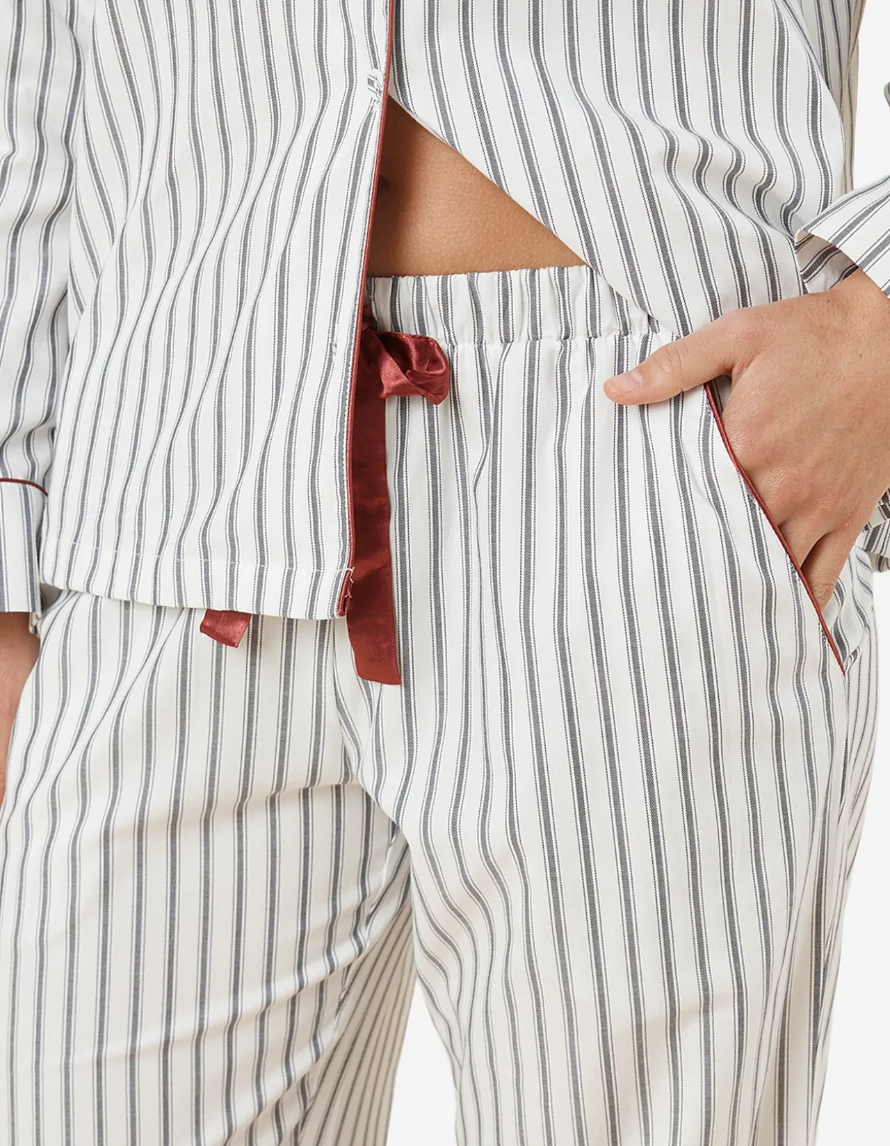 OCTAVIA COTTON STRIPED PJ SET