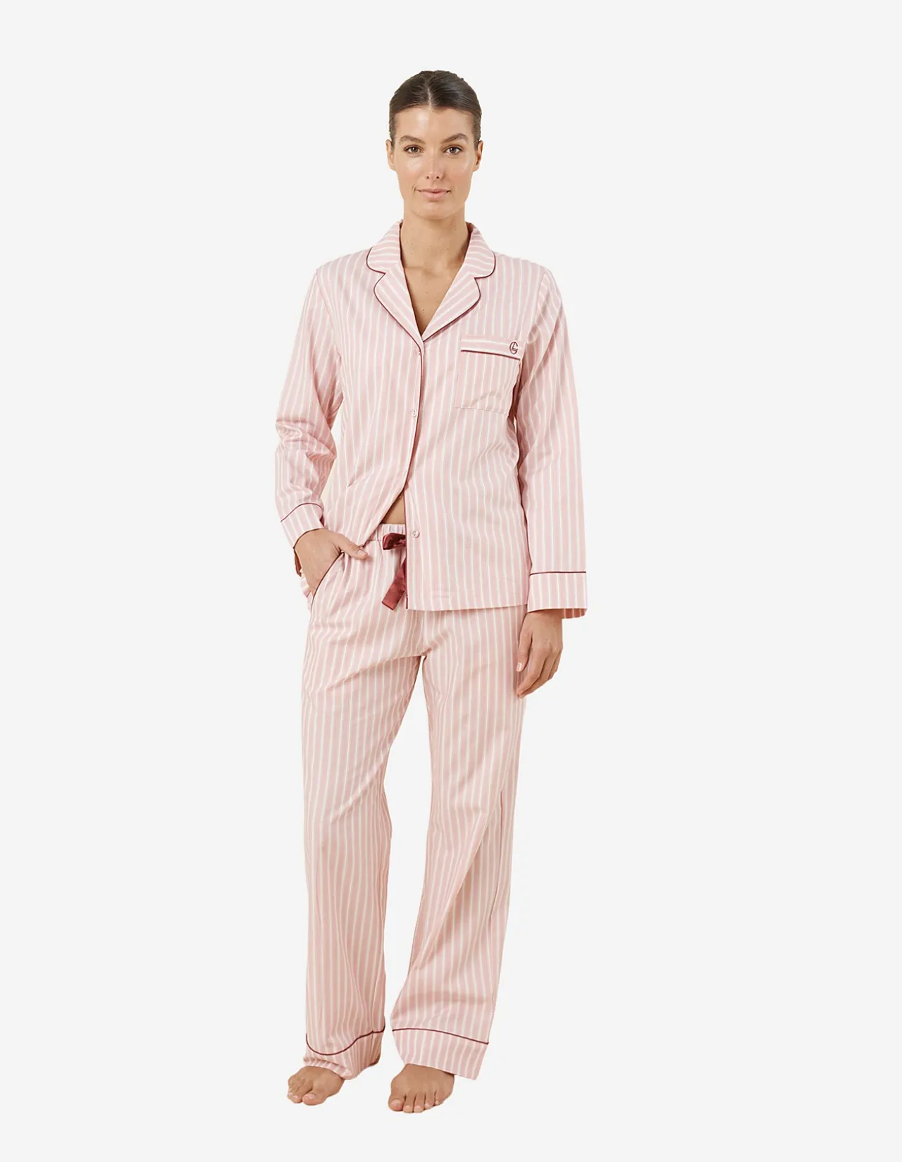 OCTAVIA COTTON STRIPED PJ SET