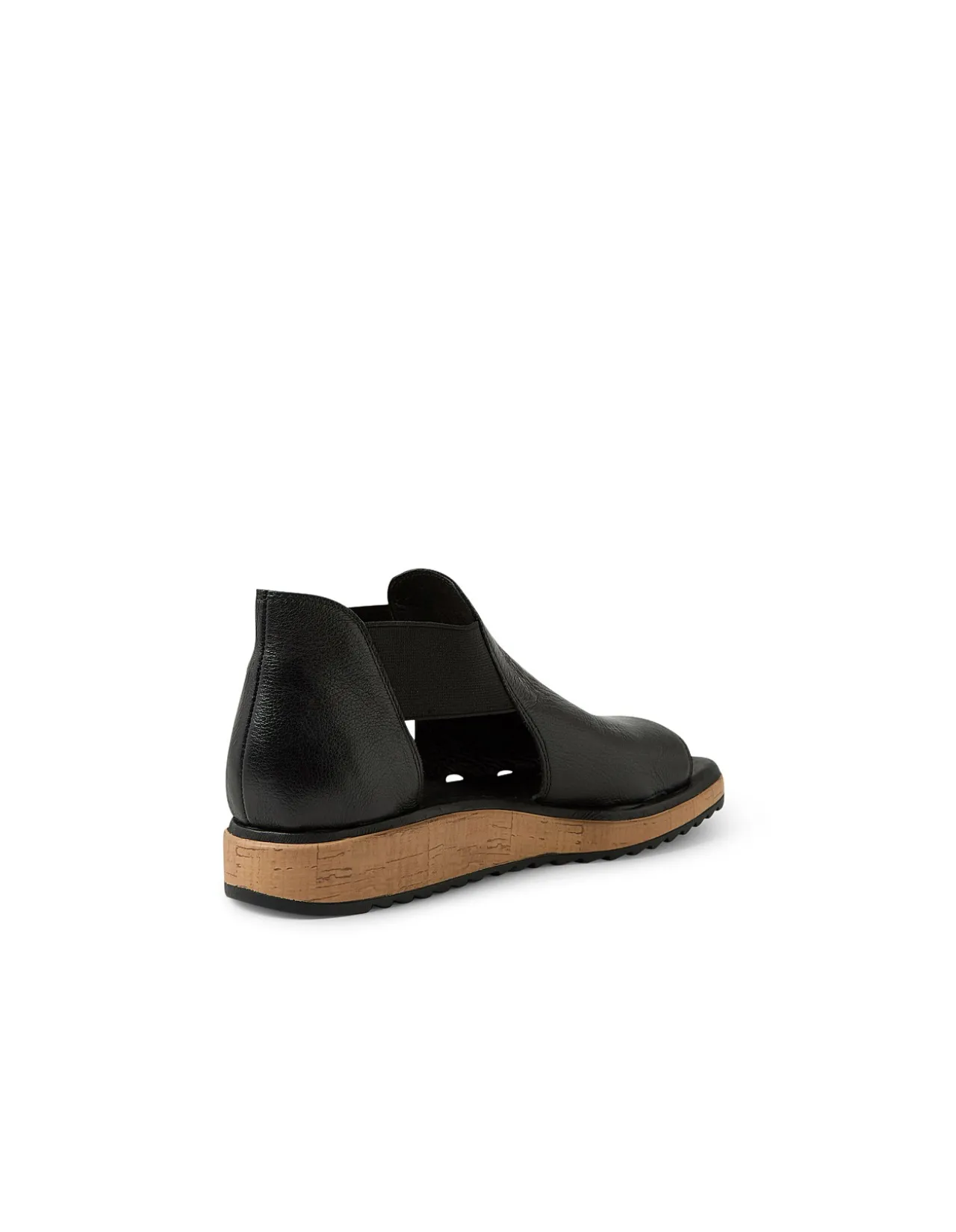 Oddat Elastic Strap Peep Toe Sandals