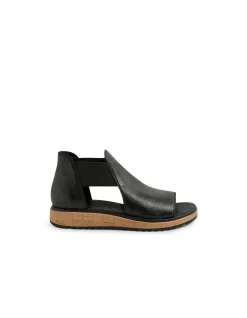 Oddat Elastic Strap Peep Toe Sandals