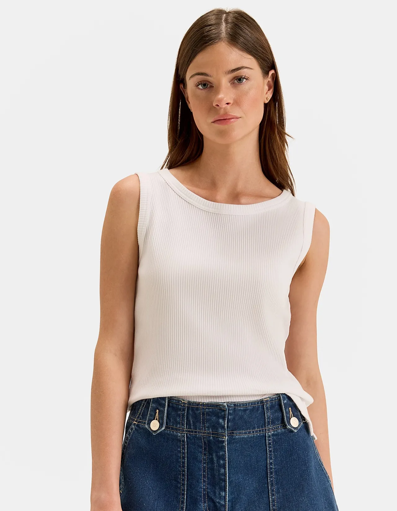 OLIVIA RIBBED TANK TOP