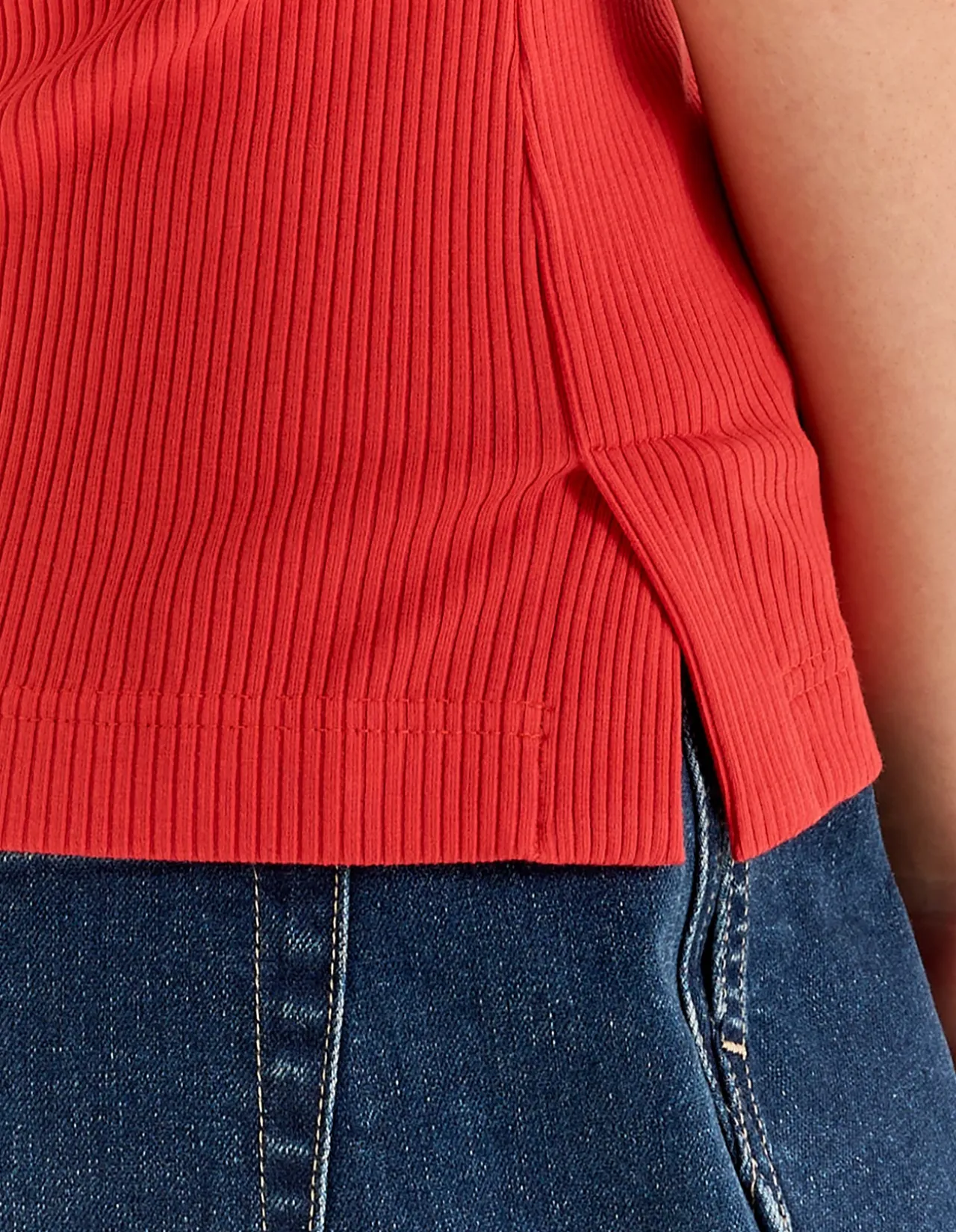 OLIVIA RIBBED TANK TOP
