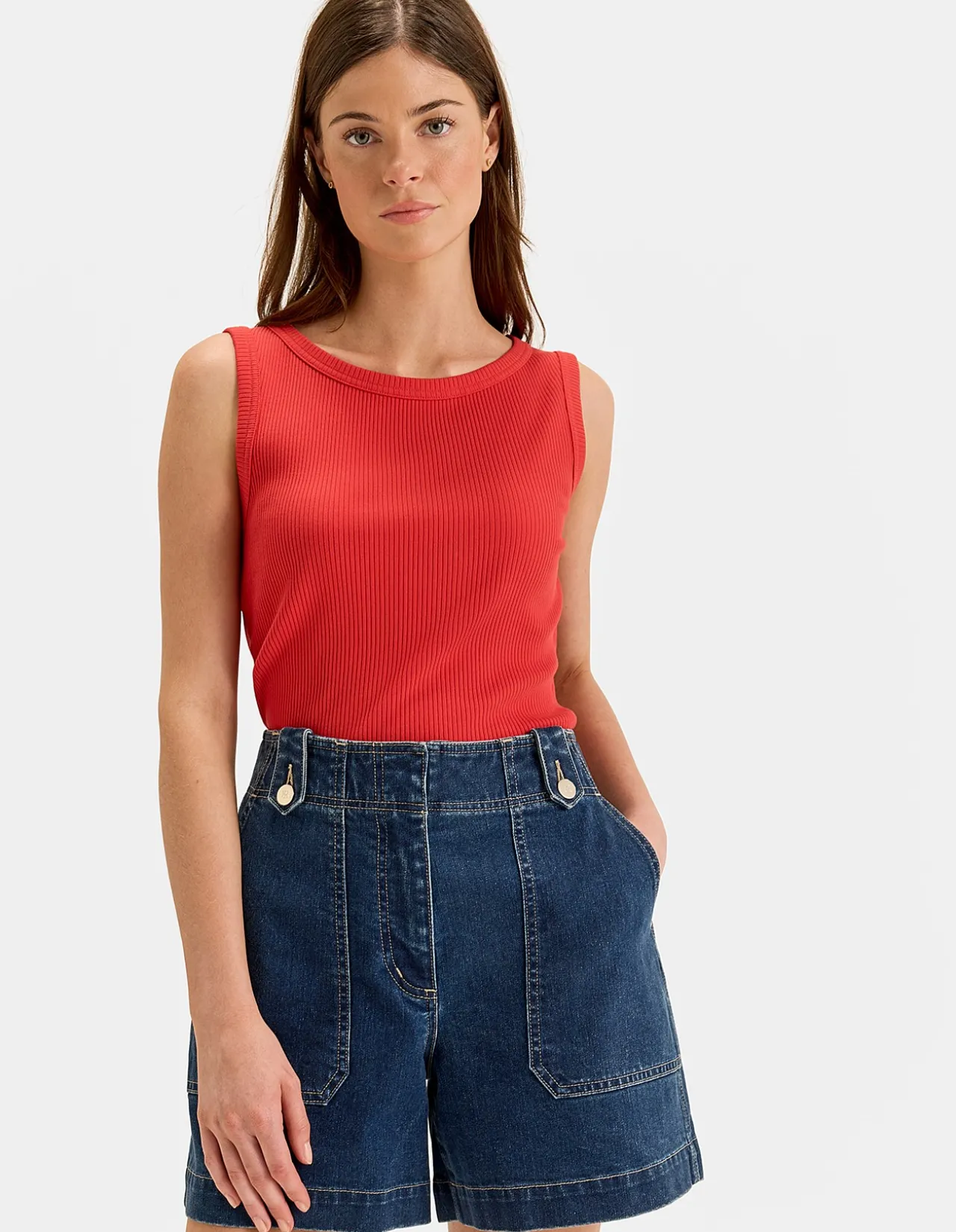 OLIVIA RIBBED TANK TOP