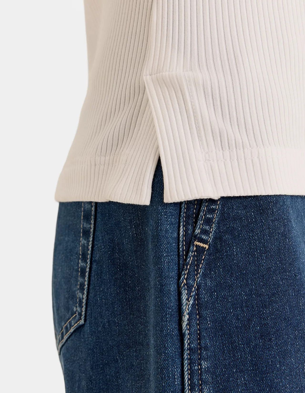 OLIVIA RIBBED TANK TOP