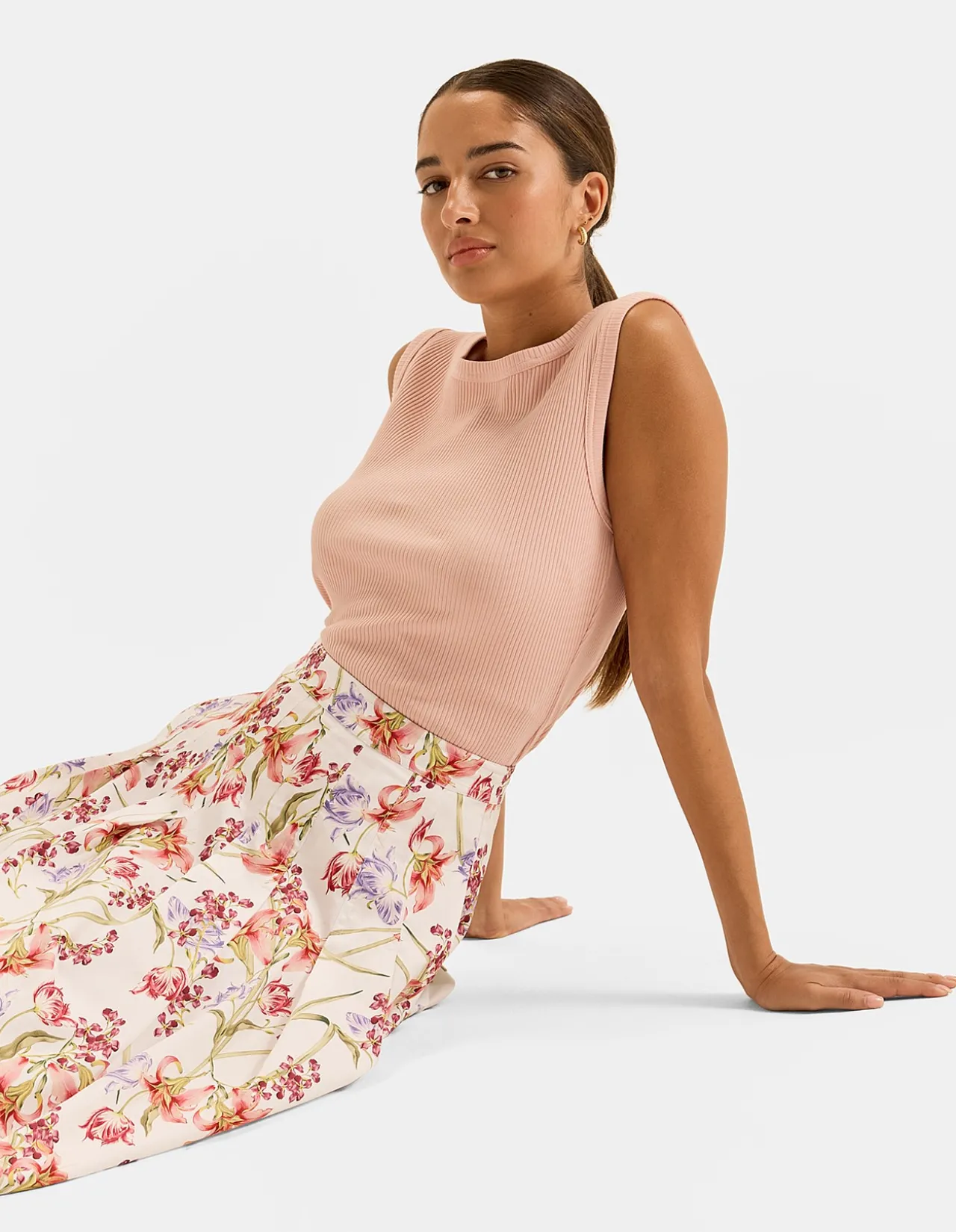 OLIVIA RIBBED TANK TOP