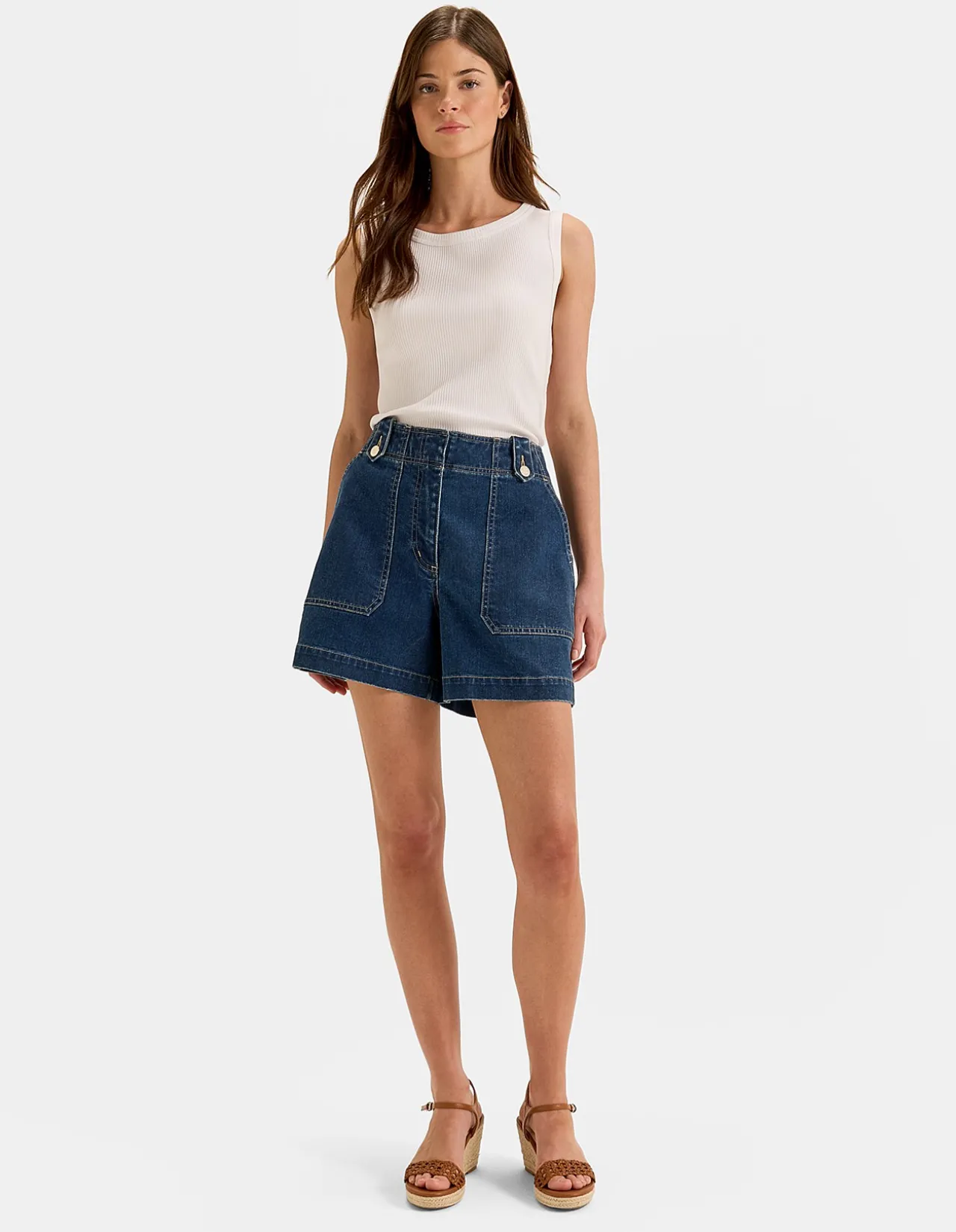 OLIVIA RIBBED TANK TOP