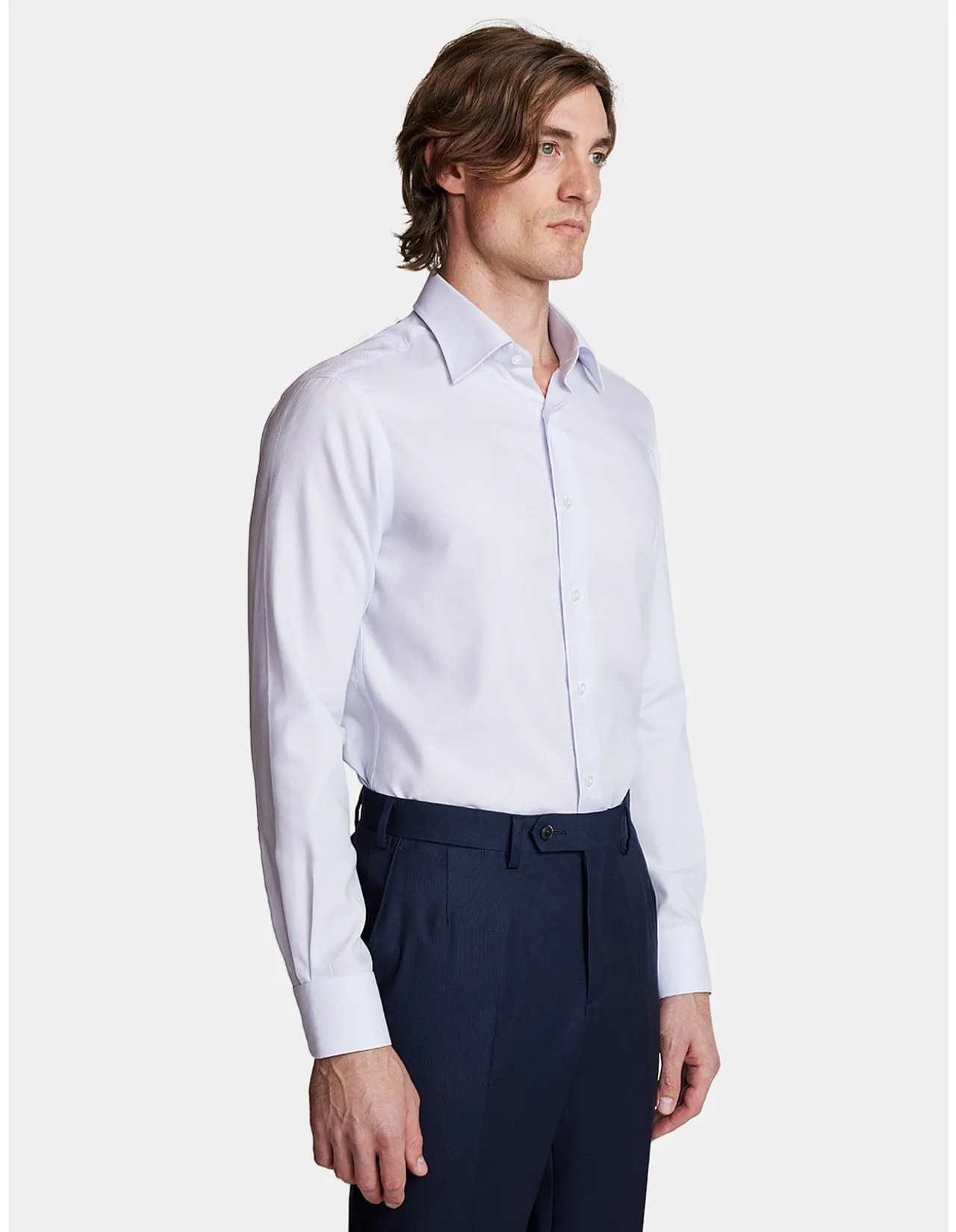 Onder Slim Fit Lilac Cotton Formal Shirt