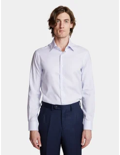 Onder Slim Fit Lilac Cotton Formal Shirt