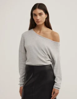 One Shoulder Knit