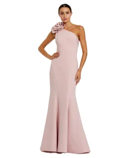 ONE SHOULDER MERMAID GOWN