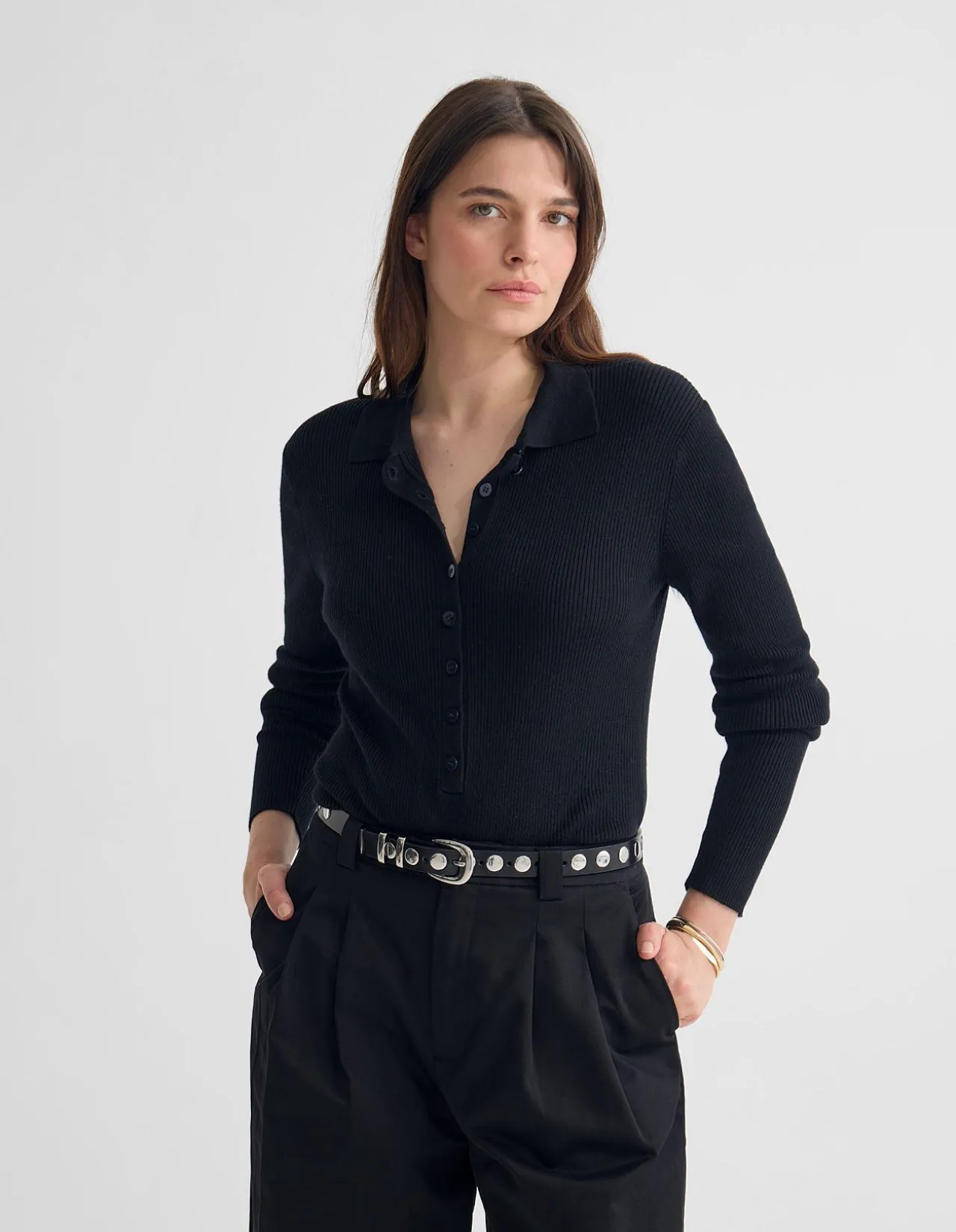 ONYX RIBBED BODYSUIT