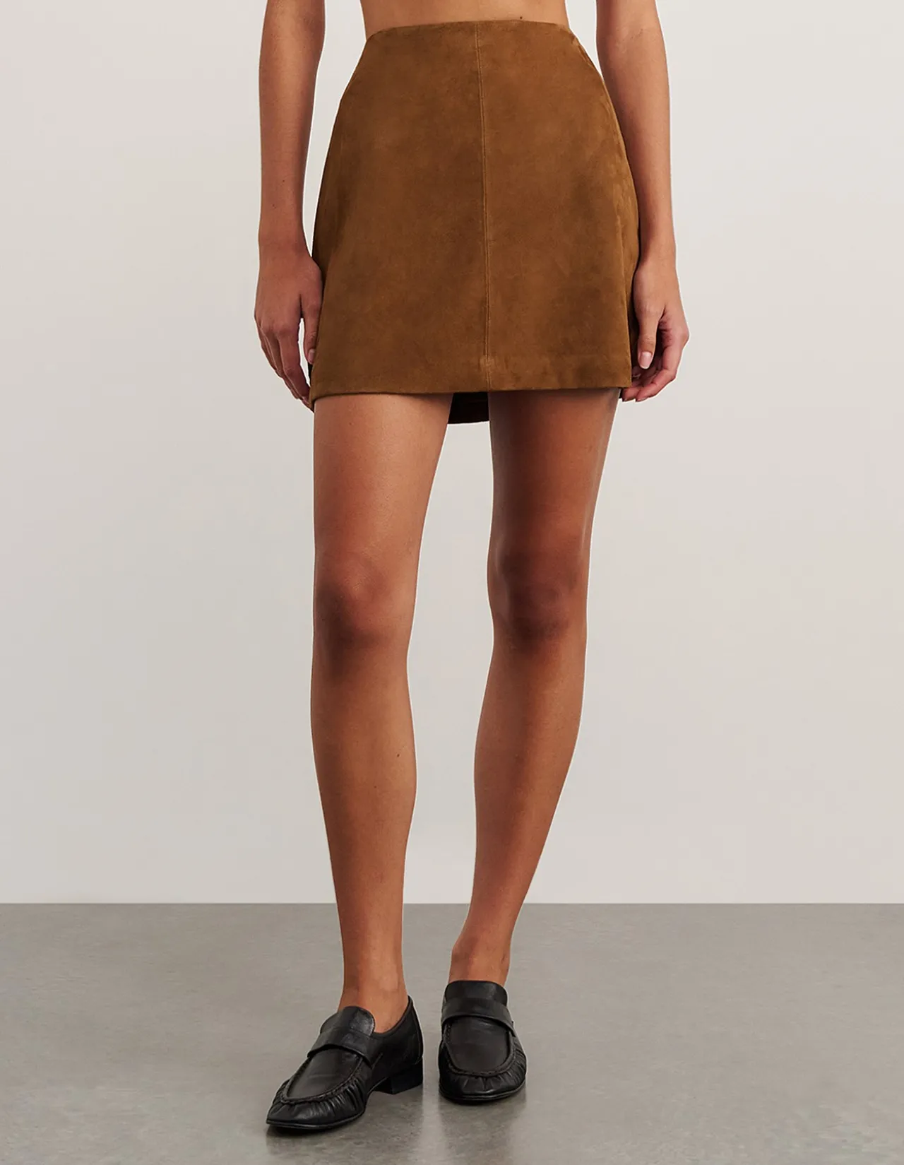 OPHELIA SUEDE MINI SKIRT