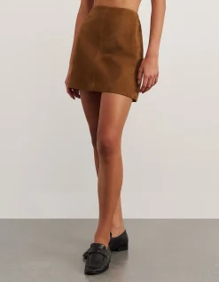 OPHELIA SUEDE MINI SKIRT