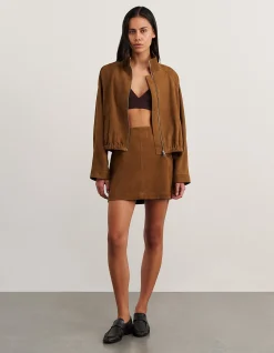 OPHELIA SUEDE MINI SKIRT