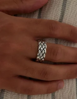 Ophidian Mens Oxidised Ring