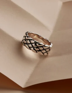 Ophidian Mens Oxidised Ring