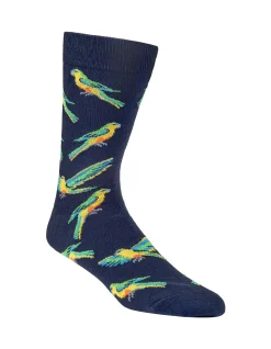 ORANGE BELLIED PARROT BAMBOO SOCK