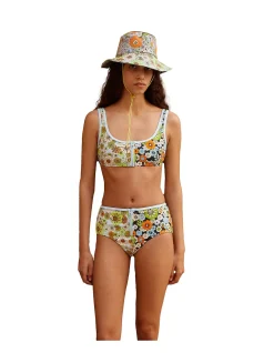 Orange Blossom Zip Boy Brief