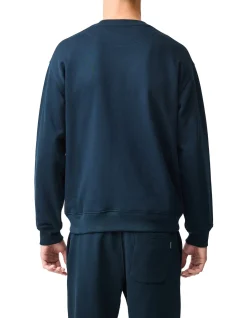 OTAGO CREW NECK SWEAT - ECLIPSE