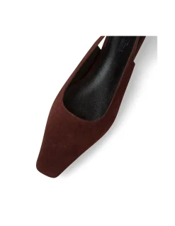 OTHENTIC Suede Pointed Slingback Flats