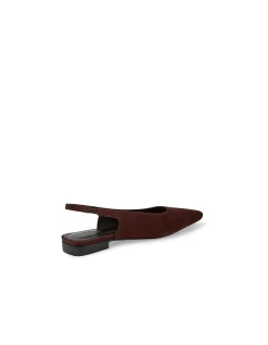 OTHENTIC Suede Pointed Slingback Flats