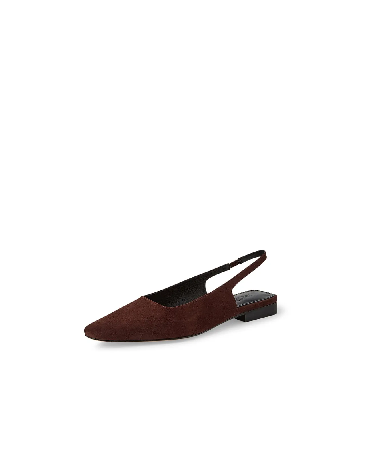OTHENTIC Suede Pointed Slingback Flats
