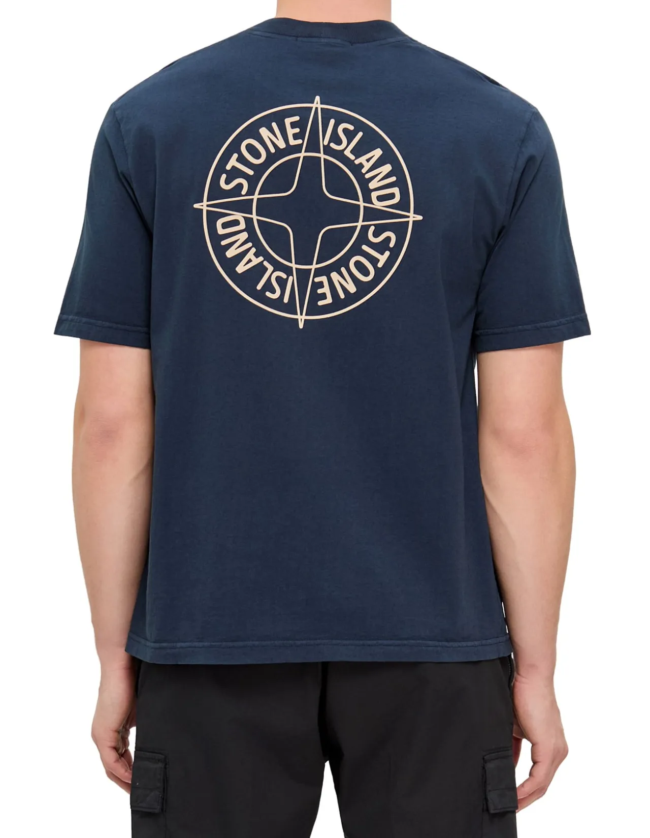 Outline Compass Organic Cotton Logo T Shirt