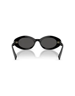 Oval BLACK DARK GREY Sunglasses