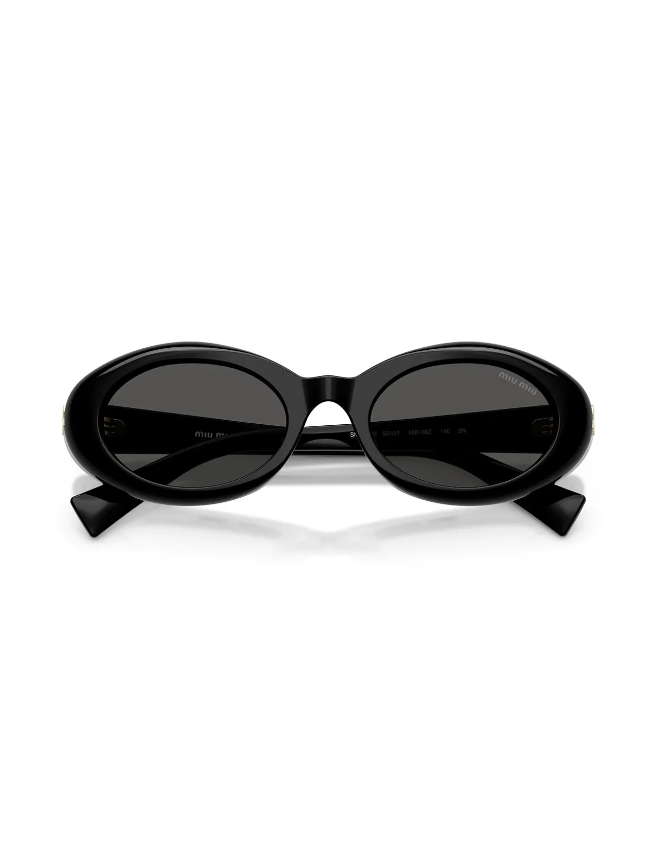 Oval BLACK DARK GREY Sunglasses