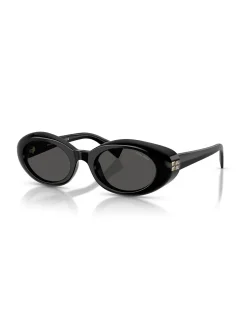 Oval BLACK DARK GREY Sunglasses