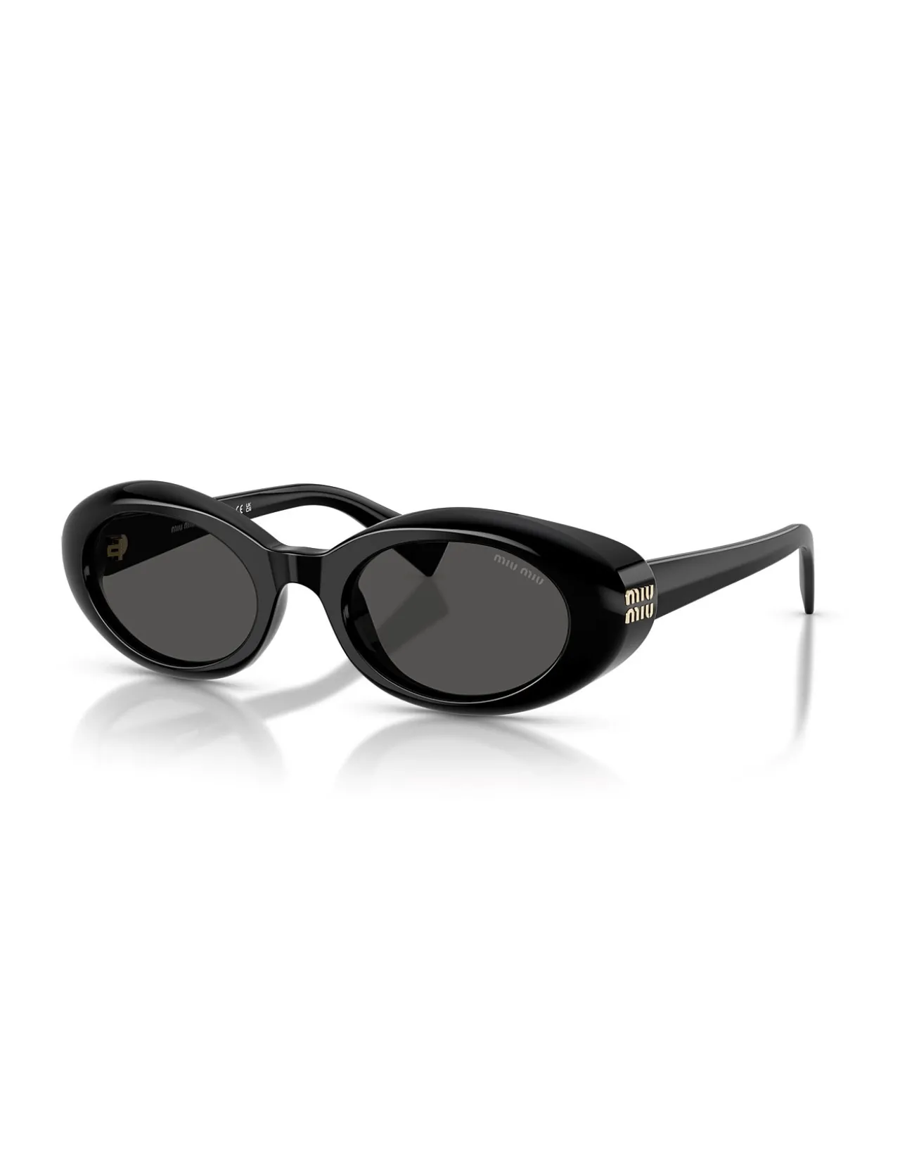 Oval BLACK DARK GREY Sunglasses