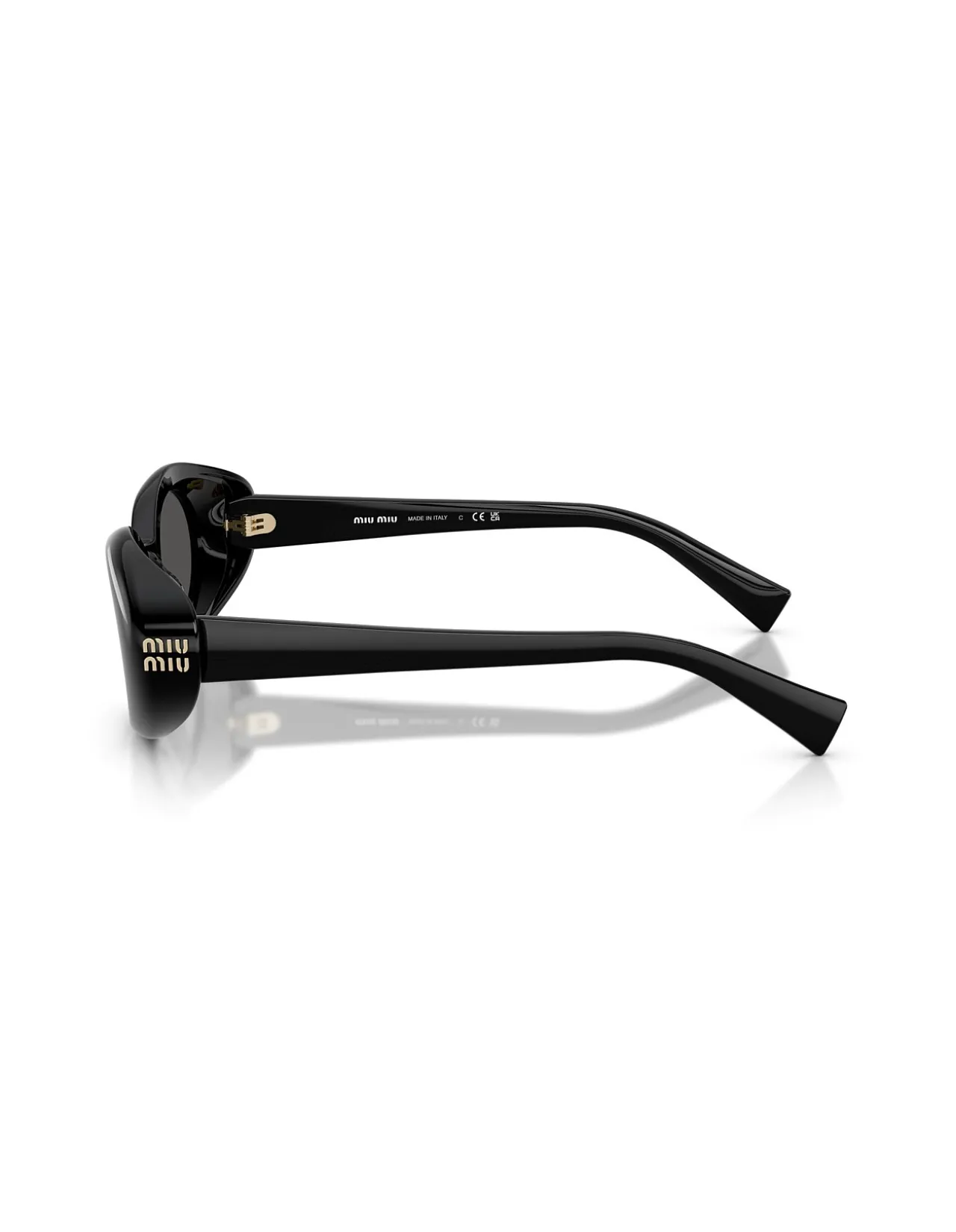 Oval BLACK DARK GREY Sunglasses