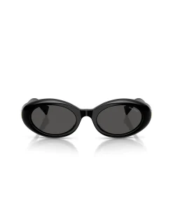 Oval BLACK DARK GREY Sunglasses