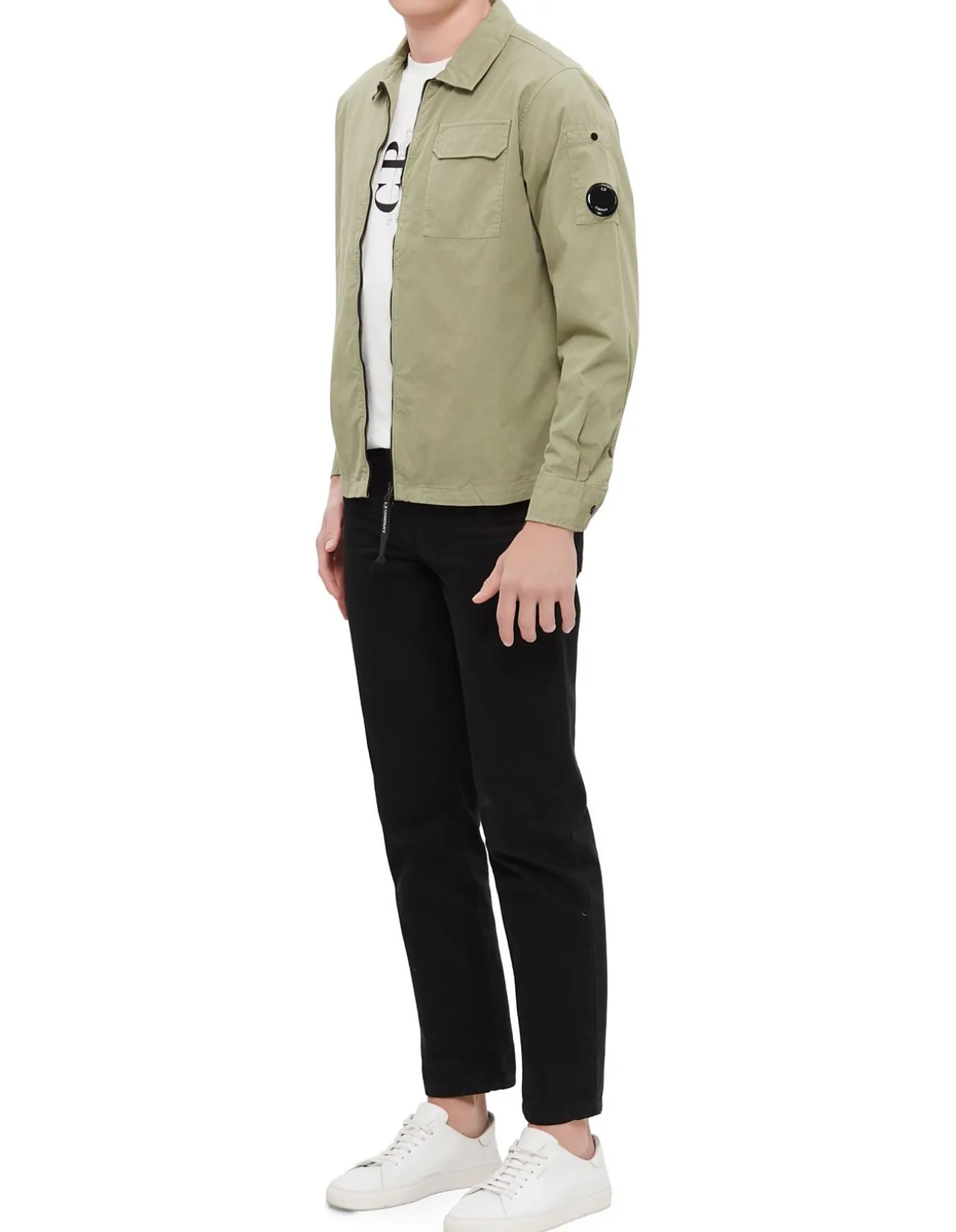Overshirt in Organic Gabardine