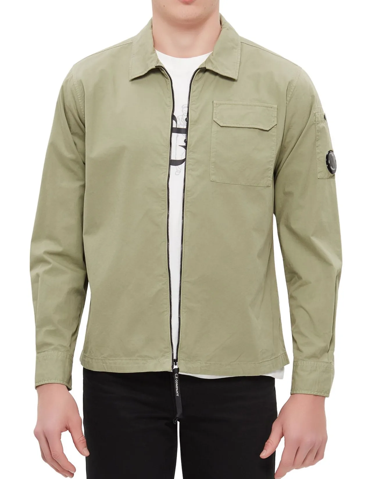 Overshirt in Organic Gabardine