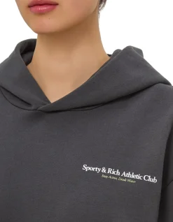Oversized Athletic Club Long Sleeve Hoodie