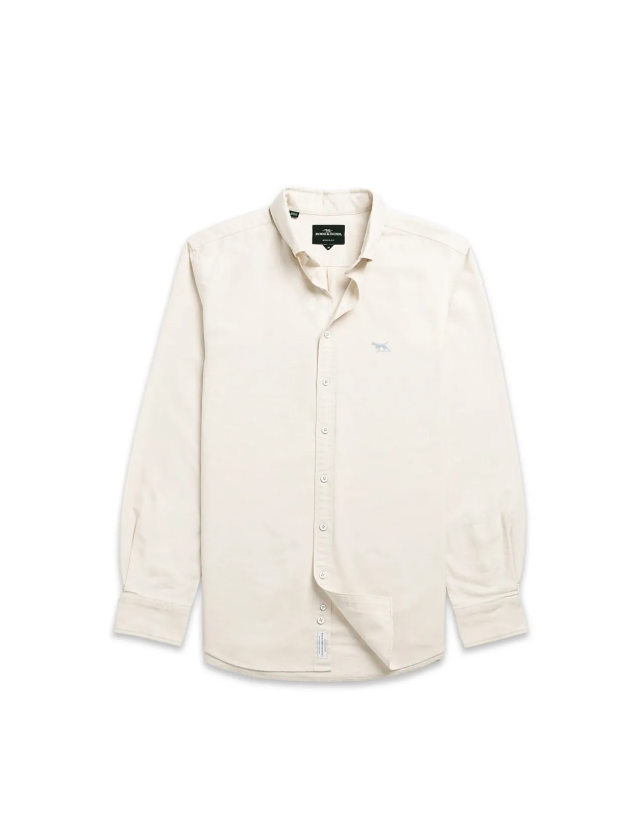 Oxford Lakeside Stripe Sports Fit Shirt - Natural