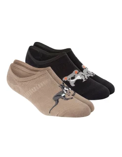 2 PACK AUSSIE ANIMALS BAMBOO INVISIBLE SOCKS