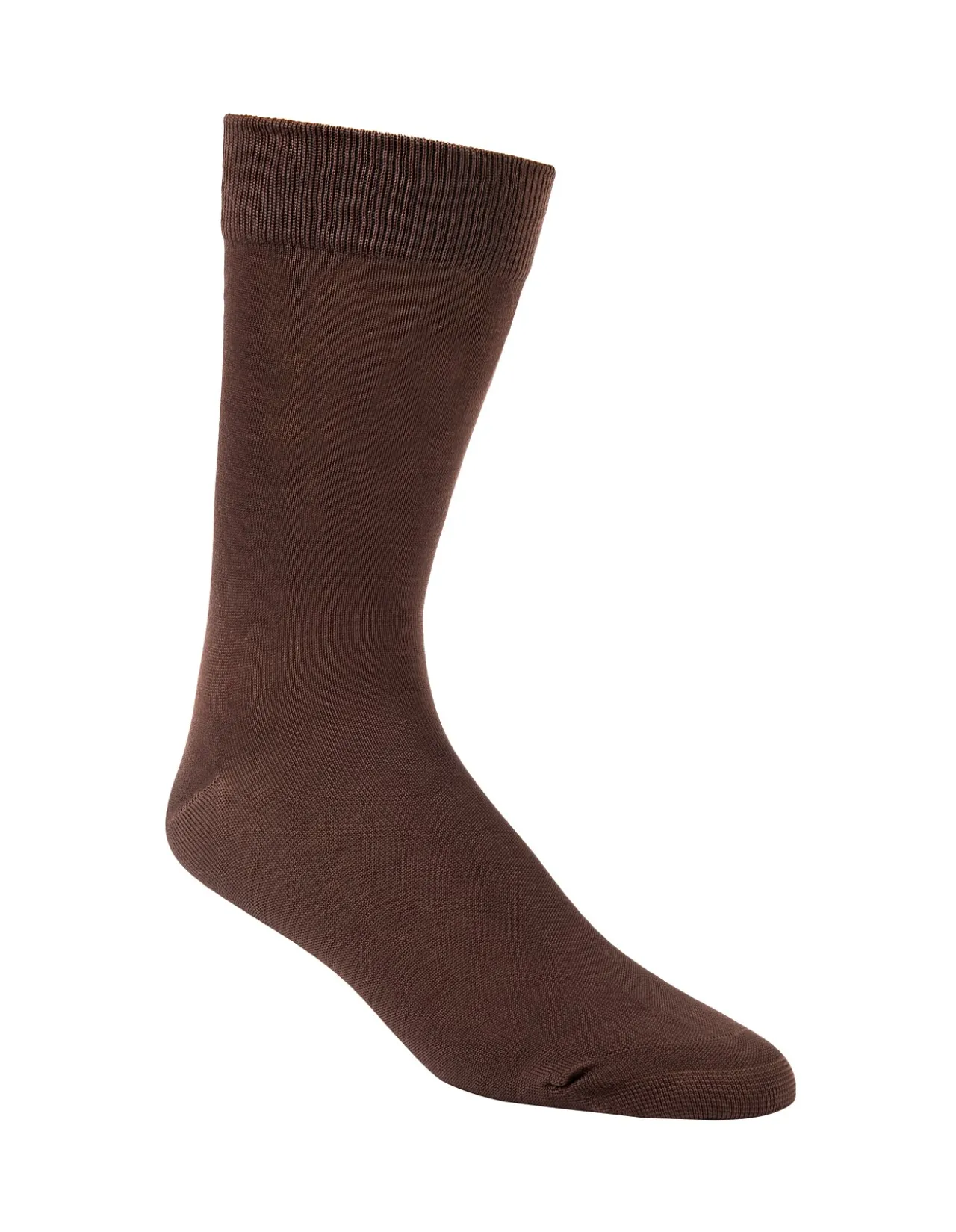 2 PACK MERCERISED COTTON DRESS CREW SOCKS