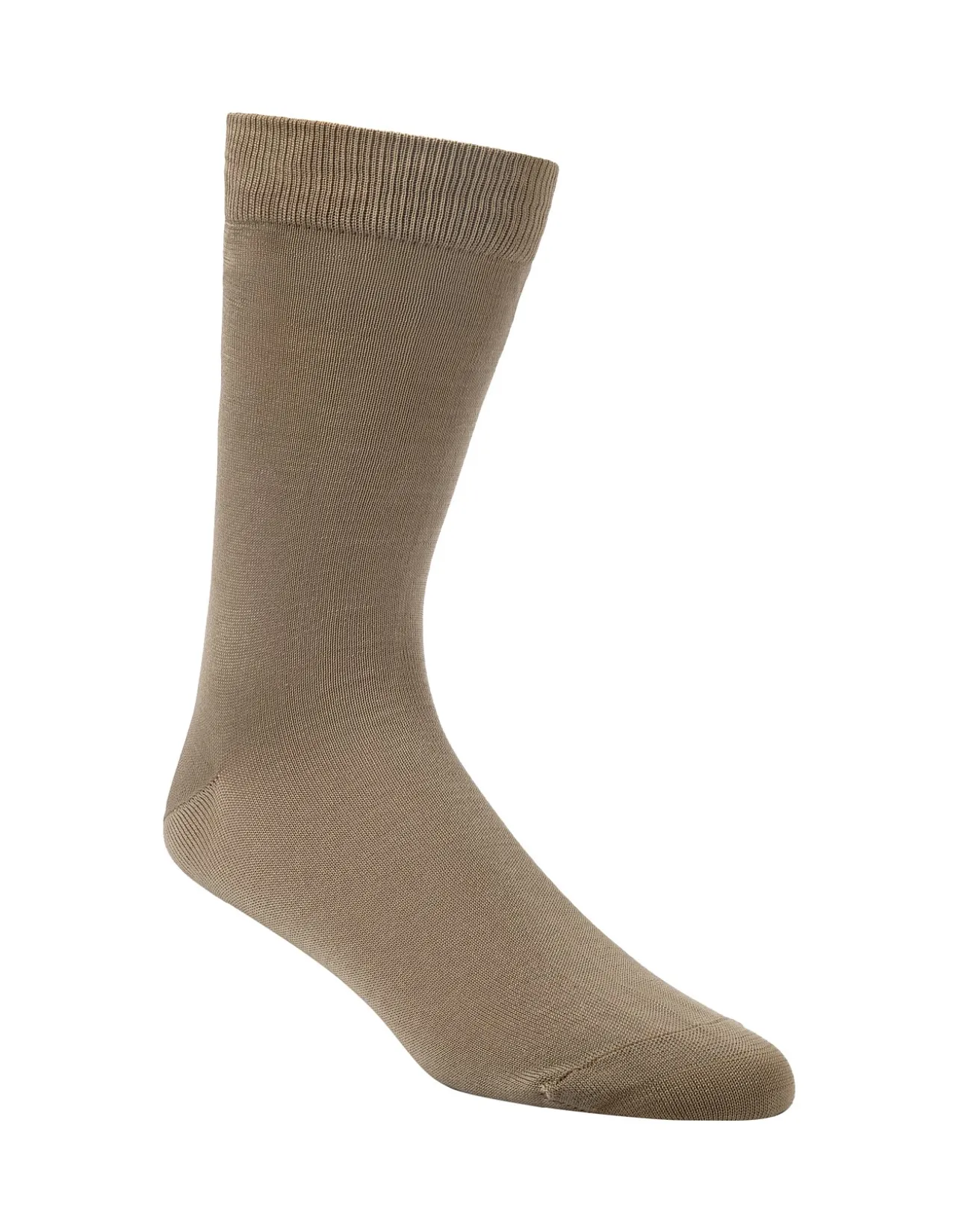 2 PACK MERCERISED COTTON DRESS CREW SOCKS