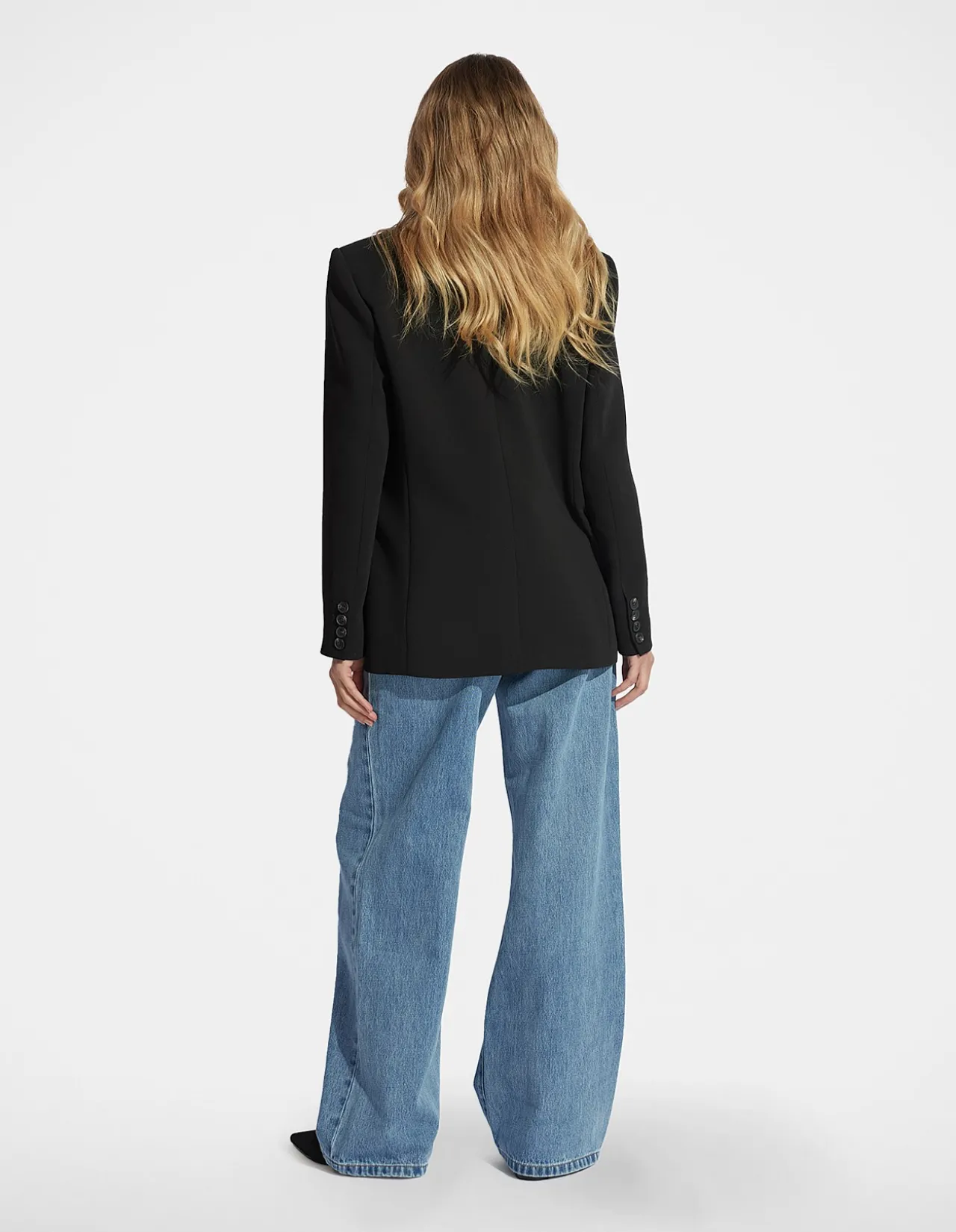 Paisley Mid Rise Straight Leg Jean