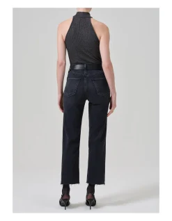 Palma High Rise Soft Stretch Straight Jeans