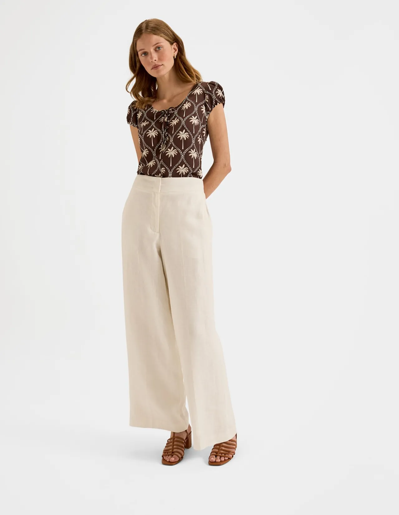 PALMS LINEN TOP