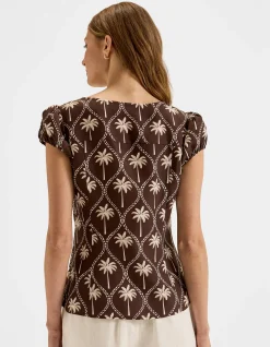 PALMS LINEN TOP