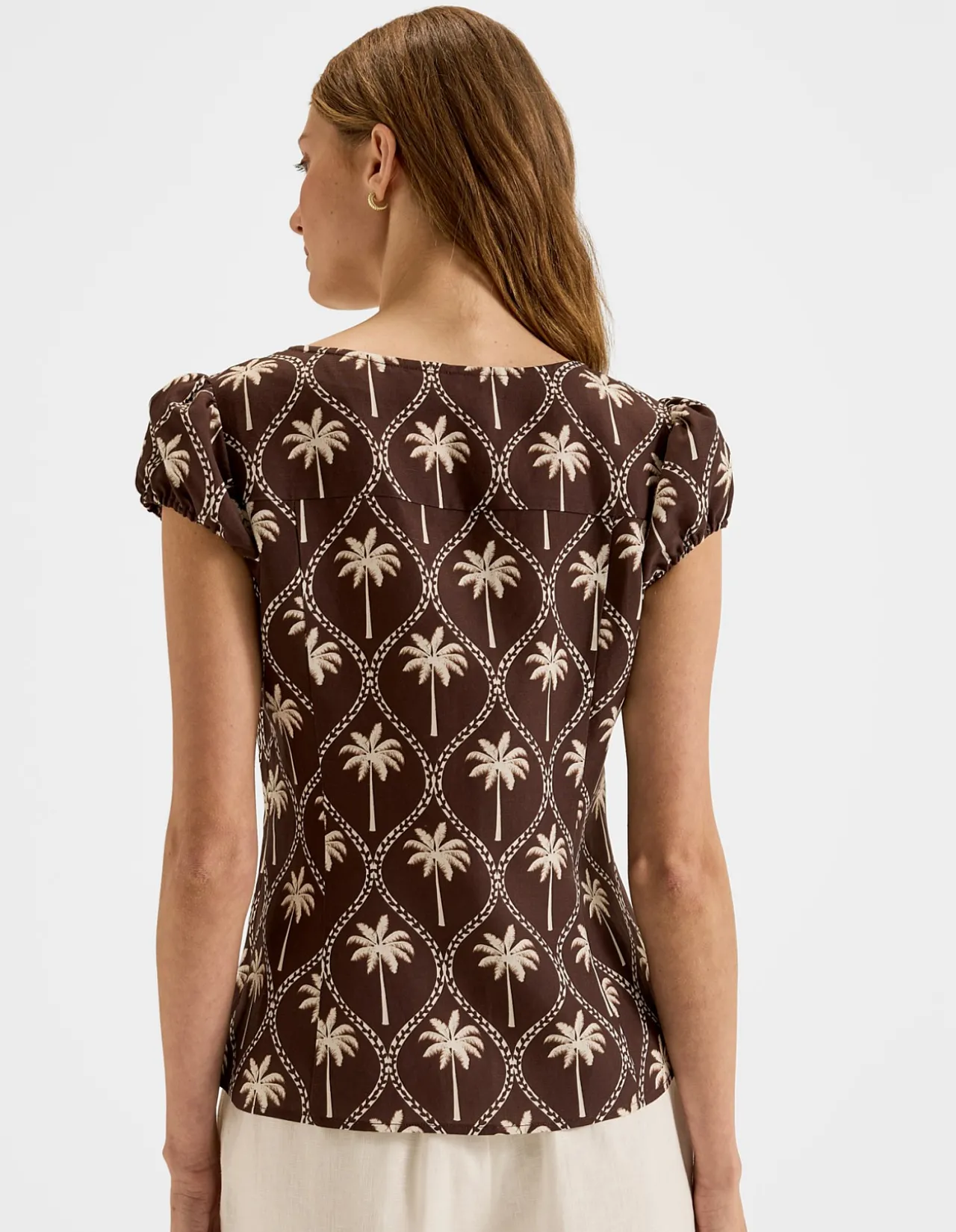 PALMS LINEN TOP