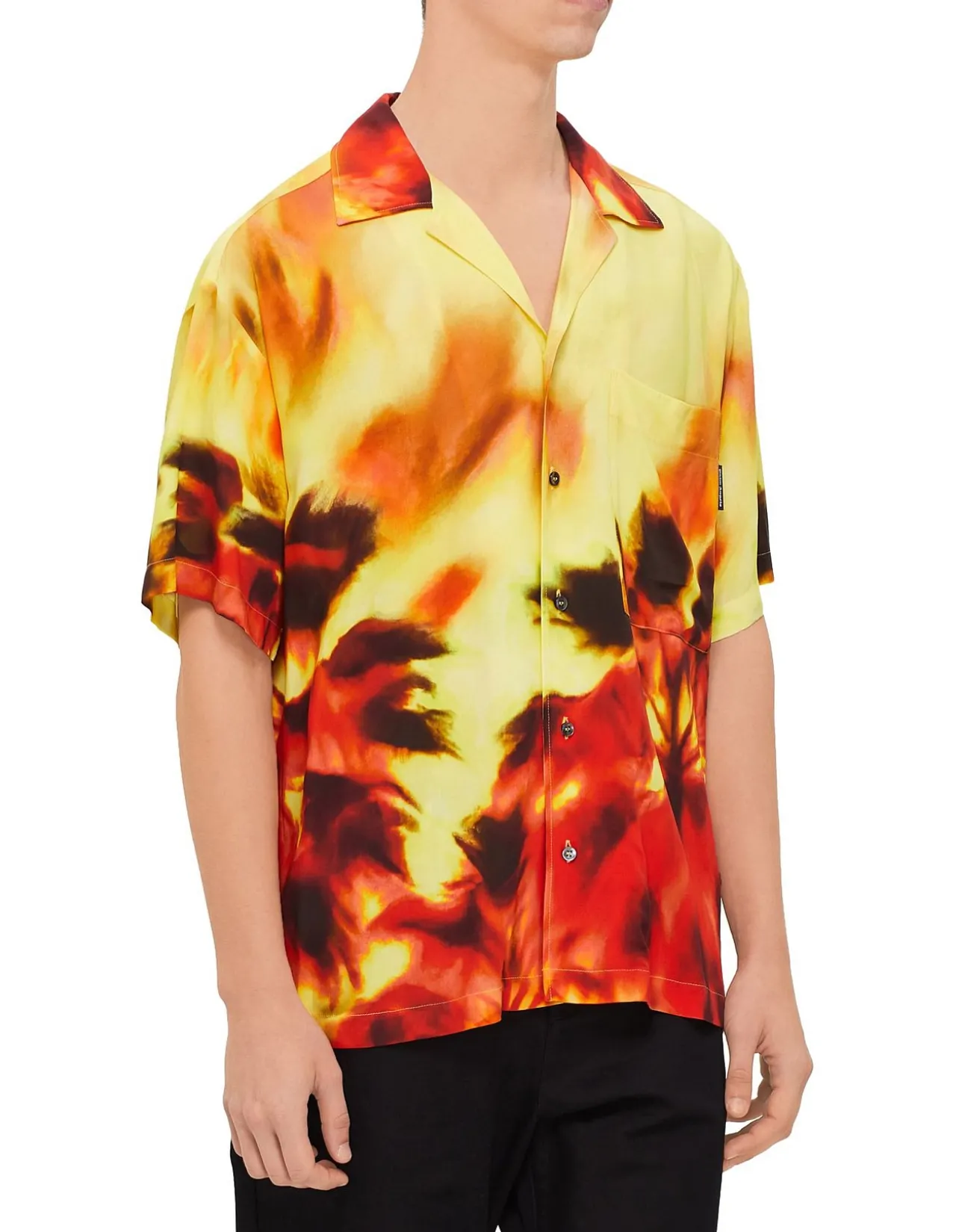 Palms On Fire Short Sleeve Shirt