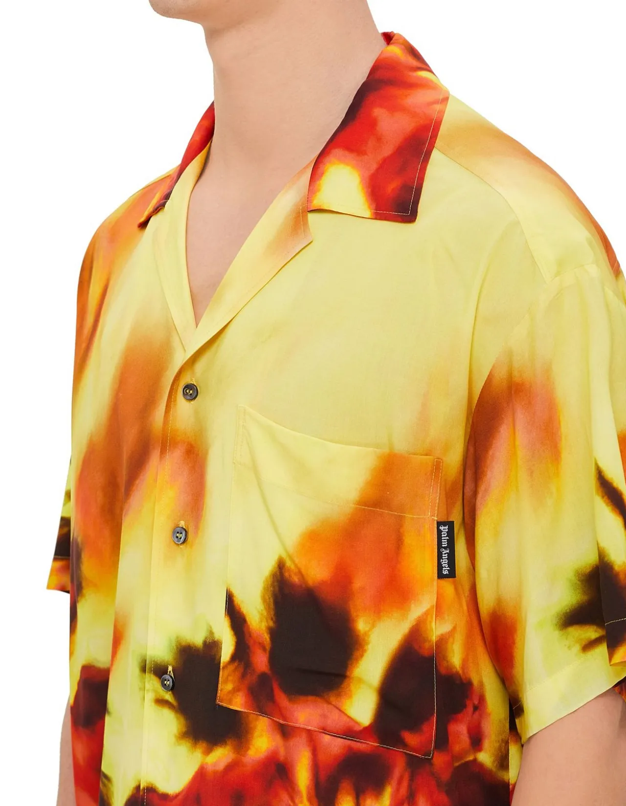 Palms On Fire Short Sleeve Shirt