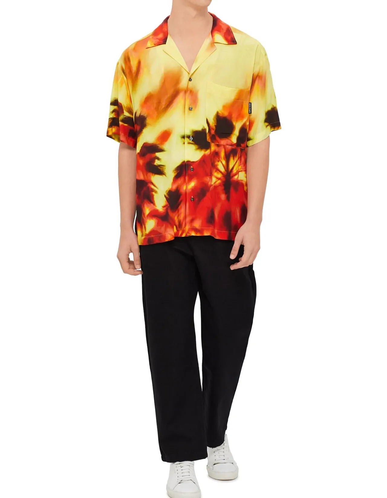 Palms On Fire Short Sleeve Shirt