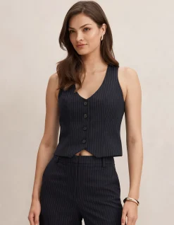 PALOMA PINSTRIPE WAISTCOAT